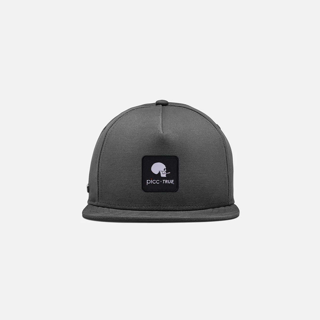 TRUE x PICC Canvas 5-Panel Snapback | Skull - Image 3